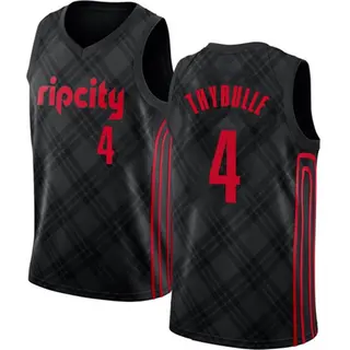 Men's Matisse Thybulle Portland Trail Blazers Black Jersey - City Edition - Swingman