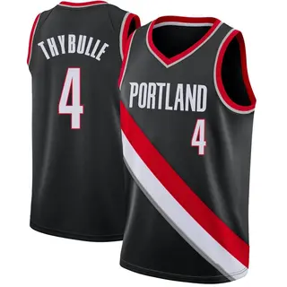 Men's Matisse Thybulle Portland Trail Blazers Black Jersey - Icon Edition - Swingman