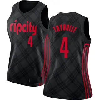 Women's Matisse Thybulle Portland Trail Blazers Black Jersey - City Edition - Swingman