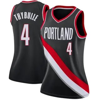 Women's Matisse Thybulle Portland Trail Blazers Black Jersey - Icon Edition - Swingman