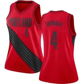 Women's Matisse Thybulle Portland Trail Blazers Red Jersey - Statement Edition - Swingman