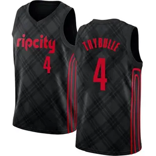 Youth Matisse Thybulle Portland Trail Blazers Black Jersey - City Edition - Swingman